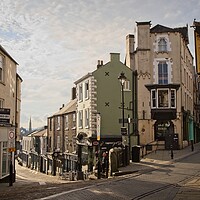 Buy canvas prints of Timeless Charm Saddler Street Intersection by Rob Cole