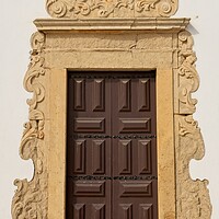 Buy canvas prints of Albufeira Old Town Door by Rob Cole