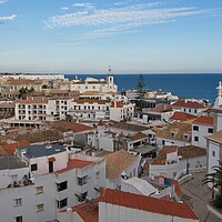 Buy canvas prints of Albufeira Old Town by Rob Cole