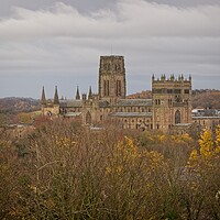 Buy canvas prints of Durham Cathedral in Autumn by Rob Cole