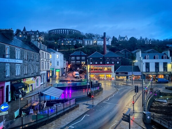 Oban at Dusk, Scotland Picture Board by Rob Cole
