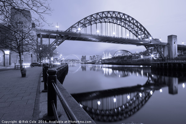 The Tyne Bridge, Newcastle-Gateshead, Tyne and Wea Picture Board by Rob Cole