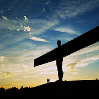 Buy canvas prints of Angel of the North, Newcastle-Gateshead by Rob Cole