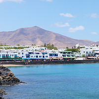 Buy canvas prints of Playa Blanca Seafront, Lanzarote, Spain by Rob Cole