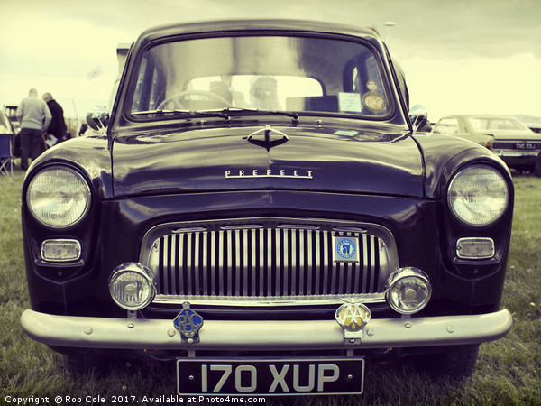 Classic Vintage Ford Prefect Picture Board by Rob Cole