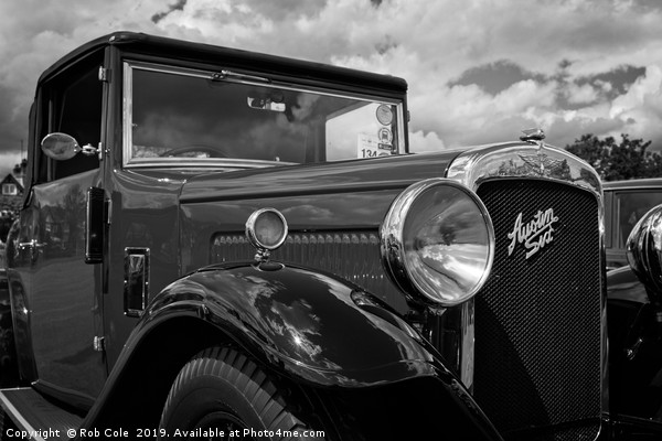 Austin Six Classic Vintage Motor Car Picture Board by Rob Cole