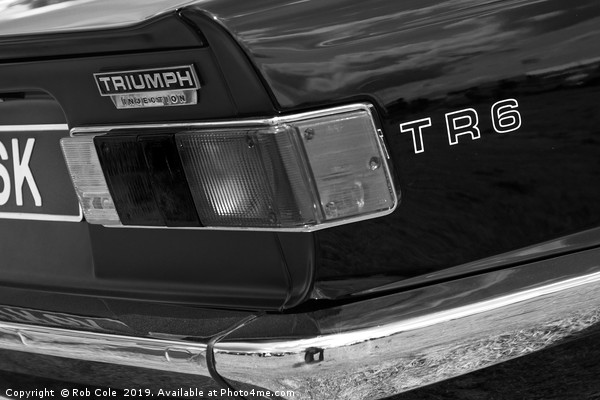 Vintage Triumph TR6 Timeless Elegance Picture Board by Rob Cole