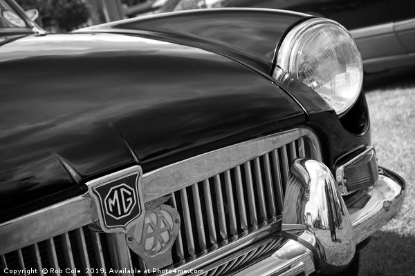 Timeless Beauty Vintage MG Sports Car Picture Board by Rob Cole