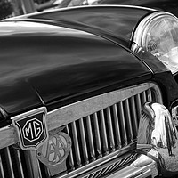 Buy canvas prints of Timeless Beauty Vintage MG Sports Car by Rob Cole