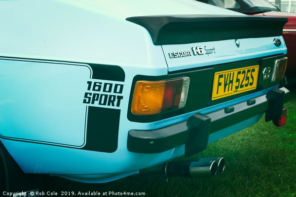 Ford Escort 1600 Sport Picture Board by Rob Cole