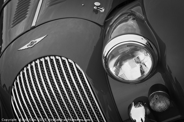 Morgan Sports Car Front Detail Picture Board by Rob Cole