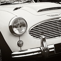 Buy canvas prints of Austin Healey Classic Sports Car Front by Rob Cole