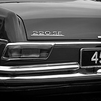 Buy canvas prints of 1965 Mercedes 220SE Classic Motor Car by Rob Cole
