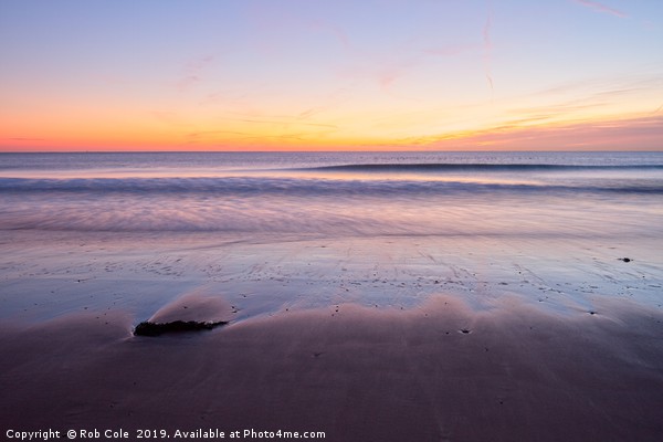 Seaburn Beach Sunrise Picture Board by Rob Cole