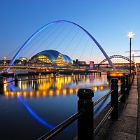 Buy canvas prints of Iconic Bridges of Newcastle by Rob Cole