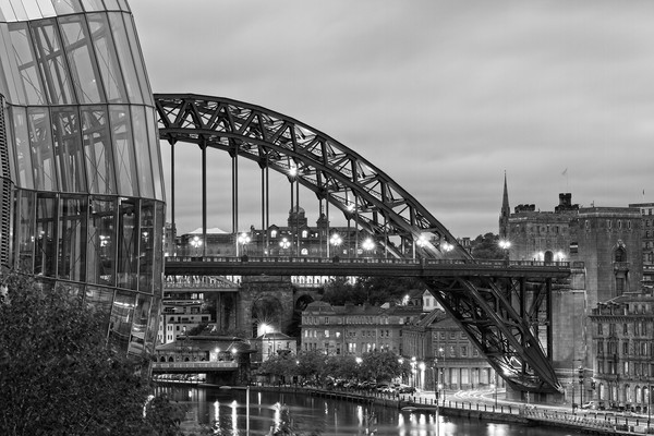 Tyne Bridge and Sage Centre, Newcastle-Gateshead,  Picture Board by Rob Cole