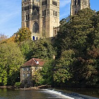 Buy canvas prints of Durham Cathedral and River Wear. by Rob Cole