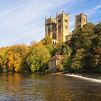 Buy canvas prints of Durham Cathedral and River Wear. by Rob Cole