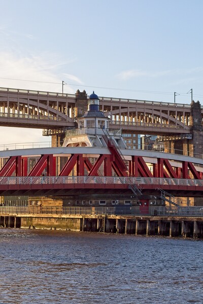Swing Bridge, Newcastle Picture Board by Rob Cole