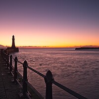 Buy canvas prints of Roker Pier and Lighthouse by Rob Cole