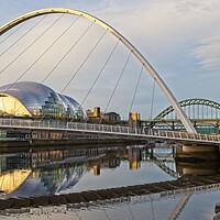 Buy canvas prints of Bridges of Newcastle by Rob Cole