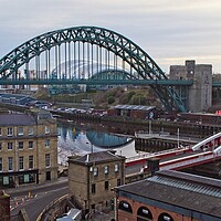 Buy canvas prints of Tyne Bridges, Newcastle by Rob Cole