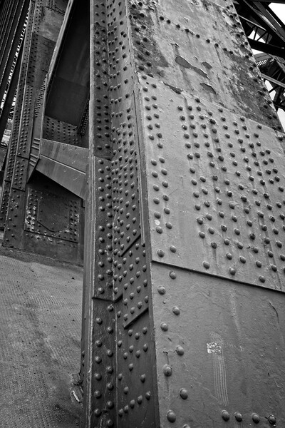 Tyne Bridge Rivets Picture Board by Rob Cole