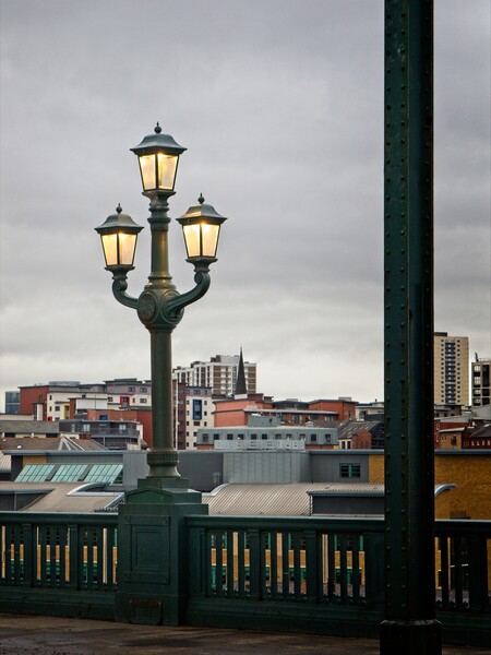Tyne Bridge Lanterns Picture Board by Rob Cole