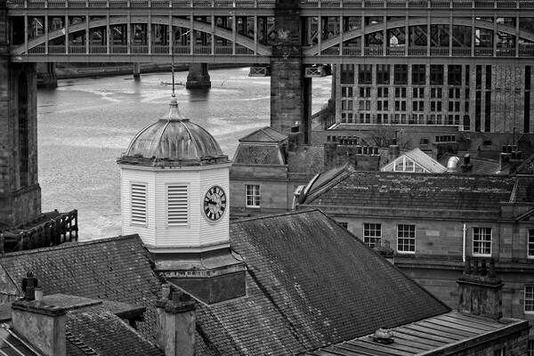 Guildhall Clock Tower, Newcastle Picture Board by Rob Cole
