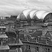 Buy canvas prints of Old and New, Sage Gateshead by Rob Cole