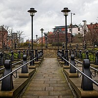Buy canvas prints of Down to the Quayide, Newcastle by Rob Cole