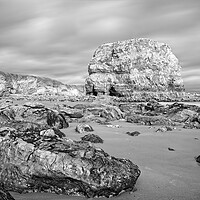 Buy canvas prints of Majestic Marsden Rock by Rob Cole