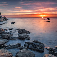 Buy canvas prints of Sunset Anglesey by John Durkin