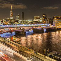 Buy canvas prints of London at night by Philip Cooper