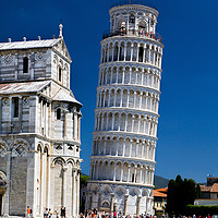 Buy canvas prints of Leaning Tower of Pisa by Gwil Roberts