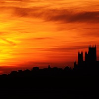Buy canvas prints of Lincolnshire Sunset by Ben Keating