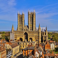 Buy canvas prints of Lincoln Cathedral  by Ben Keating