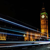 Buy canvas prints of Westminster Rush Hour by Ben Keating