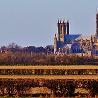 Buy canvas prints of Lincoln Skyline by Ben Keating