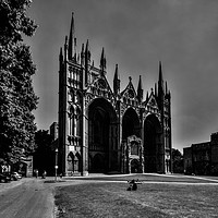 Buy canvas prints of Peterborough Cathedral by Ben Keating