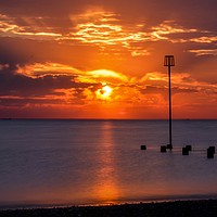Buy canvas prints of Norfolk Sunset by Ben Keating