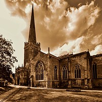 Buy canvas prints of Oundle Church by Ben Keating