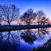 Buy canvas prints of Wintery Reflections by Ben Keating