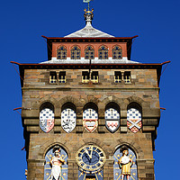 Buy canvas prints of Cardiff Castle Clock Tower by James Brunker