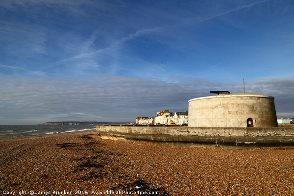 Martello Tower at Seaford East Sussex Picture Board by James Brunker