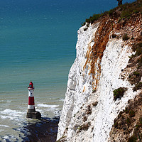 Buy canvas prints of Visiting Beachy Head East Sussex by James Brunker