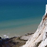 Buy canvas prints of Beachy Head Cliff and Lighthouse by James Brunker