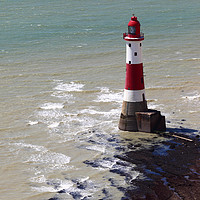 Buy canvas prints of Beachy Head Lighthouse East Sussex by James Brunker