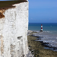 Buy canvas prints of Chalk Headlands on the Sussex Coast  by James Brunker