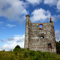 Buy canvas prints of Disused Tin Mine on Bodmin Moor Cornwall by James Brunker